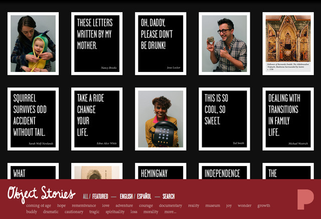 Explore more than 1000 stories through the Object Stories website, objectstories.org