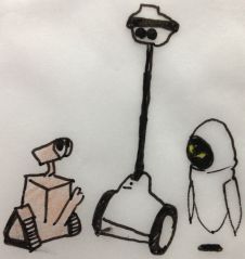 Anybots meets Wall-E and Eve.