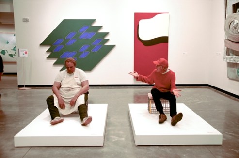 Photo: Project by Molly Sherman, Museum Visitor (Sam), as part of Shine a Light 2011 at the Portland Art Museum. Photo credit: Jacob Iller.