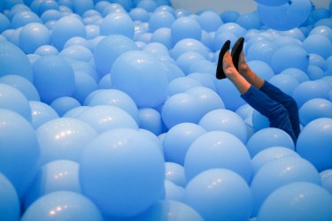 Nothing signifies 'play' like this installation by Martin Creed. Photo by Nicolas Mirguet. 