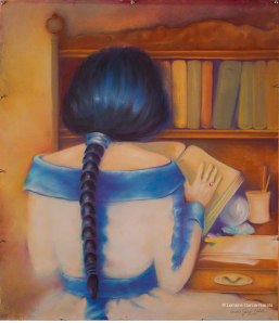 Lorraine García-Nakata, "The Alchemist," Pastel on Paper, 29”x 30,” 2005