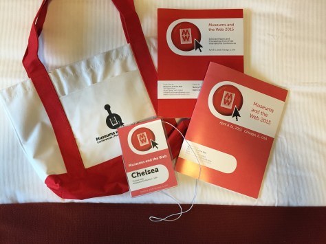Museums and the Web does conference swag right. Check out those tote bags. Photo by the author.
