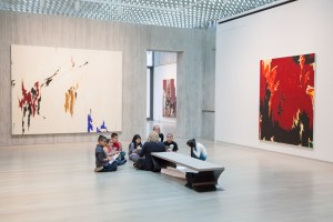 Students participating in the InStill program at the Clyfford Still Museum. Photo by Jensen Sutta