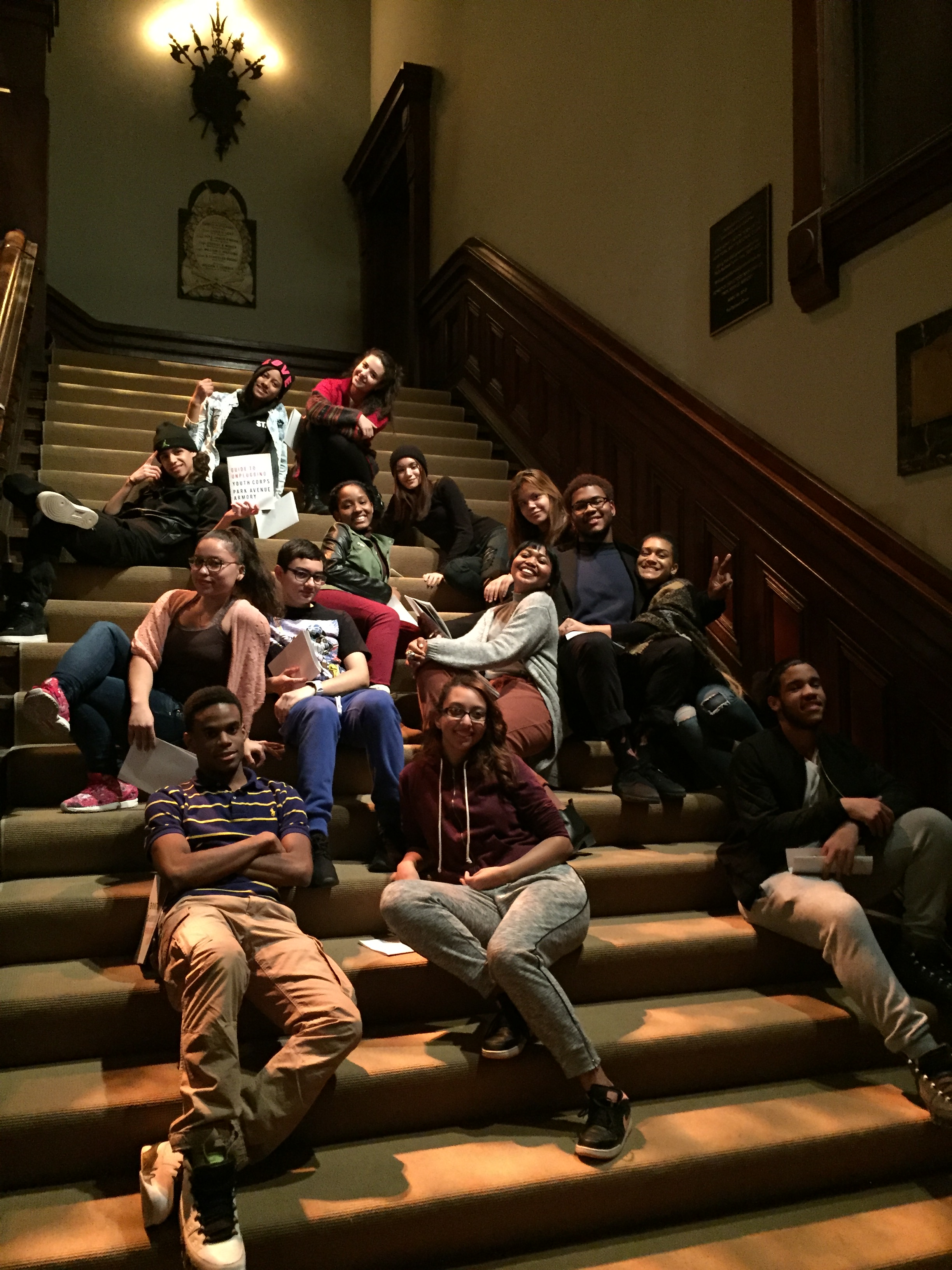 The Fall 2015 Youth Corps cohort. Photo by Chelsea Emelie Kelly